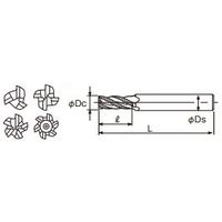 不二越 SGーFAX ラフィング エンドミル レギュラ レングス ショート SGFRERS 28 SGFRERS28 1本（直送品）