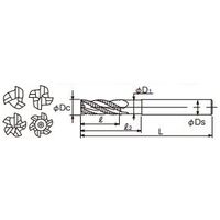 不二越 SGーFAX ラフィング エンドミル ミディアム SGFREM 24 SGFREM24 1本（直送品）