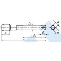 彌満和製作所 深穴用ショートスパイラルタップ S-SP B M18X2.5 P3 1本（直送品）