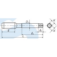彌満和製作所 高炭素鋼用酸化処理スパイラルタップ HC-SP-OX A M16X2 P2 1本（直送品）