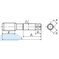 彌満和製作所 軟鋼用スパイラルタップ E-SP B M20X2.5 P3 1本（直送品）