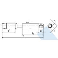 彌満和製作所 ポイントタップ PO B M16X1 P3 1本（直送品）
