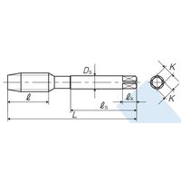 彌満和製作所 ステンレス鋼用ポイントタップ SU-PO B M16X2 P4 1本（直送品）