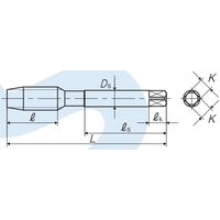 彌満和製作所 ハンドタップ HT B M18X2.5 P4 NO3 1本（直送品）