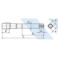 彌満和製作所 ハンドタップ HT B M18X1 P3 NO3 1本（直送品）