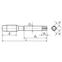 彌満和製作所 ステンレス鋼用ハンドタップ SU-HT B M16X2 NO.3 P4 1本（直送品）