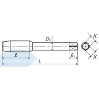 彌満和製作所 高硬度鋼用超硬ハンドタップ EH-CT B M10X1.5 P4 1本（直送品）