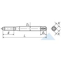 彌満和製作所 鋳鉄用超硬ハンドタップ N-CT-FC A M4X0.7 P3 ナカ 1本（直送品）
