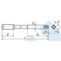 彌満和製作所 ロングスパイラルタップ LS-SP B L150 M14X1.5 P2 1本（直送品）