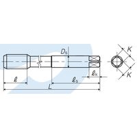 彌満和製作所 ロングスパイラルタップ LS-SP B L150 M24X1.5 P3 1本（直送品）