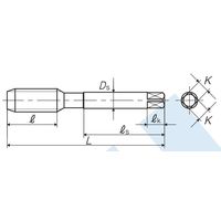 彌満和製作所 スパイラルタップ SP A M18X2.5 P3 1本（直送品）