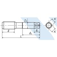 彌満和製作所 スパイラルタップ SP B M24X2 P3 1本（直送品）
