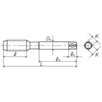 彌満和製作所 酸化処理スパイラルタップ SP-OX B M16X2 P2 1本（直送品）