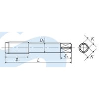 彌満和製作所 管用平行ねじ用ハンドタップ PS 3/4-14 1本（直送品）
