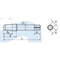 彌満和製作所 管用テーパねじ用ハンドタップ 長ねじ形 PT 1 1/4-11 1本（直送品）