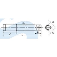 彌満和製作所 管用平行ねじ用ハンドタップ RP 1/2-14 1本（直送品）