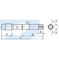 彌満和製作所 ロングハンドタップ LS-HT B L150 M24X1.5 NO.2 P3 1本（直送品）