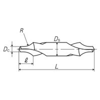 彌満和製作所 強ねじれ溝JIS R形 センタ穴ドリル CEIR 10XR31.5X25 1本（直送品）
