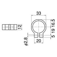 スペーシア プラスチックジョイント ストッパー2コ入 PJ-506W オフホワイト 1セット(30個)（直送品）