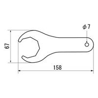 スペーシア ユニプラジョイント専用スパナ UPS-2 1セット(10個)（直送品）