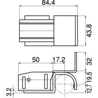 スペーシア すべりパイプ専用受金具 JB-512 1セット(10個)（直送品）