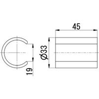 スペーシア プラスチックジョイント スペーサ PJ-510W オフホワイト 1セット(50個)（直送品）