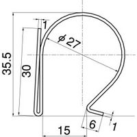 スペーシア ネームホルダー JB-610 1セット(10個)（直送品）