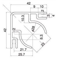 スペーシア パネルフレーム コーナー用 JB-62220W オフホワイト 1セット(5個)（直送品）