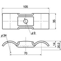 スペーシア キャスタープレートAー70ー33 JB-001-33 1セット(15個)（直送品）