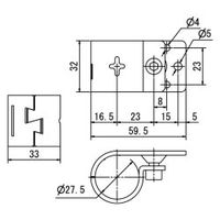 スペーシア 棚受け金具 JB-701N 1セット(10個)（直送品）