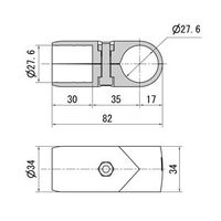スペーシア ユニプラ・ライトジョイント KJ-1BBK ブラツク 1セット(15個)（直送品）