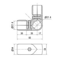 スペーシア ユニプラ・ライトジョイント KJ-2W ホワイト 1セット(10個)（直送品）
