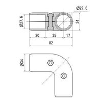 スペーシア ユニプラ・ライトジョイント KJ-16BBK ブラツク 1セット(10個)（直送品）