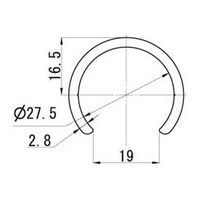 スペーシア 樹脂スペーサ20 JB-60620W 1セット(5個)（直送品）