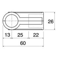スペーシア ユニプラスリムジョイント VJ-1BK ブラック 1セット(20個)（直送品）