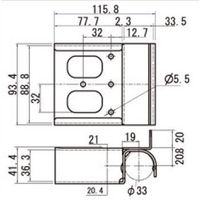スペーシア スパホイール幅広専用受金具 JB-502BWMJ 1セット(5個)（直送品）
