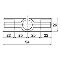 スペーシア ユニプラスリムジョイント VJ-4BK ブラック 1セット(20個)（直送品）