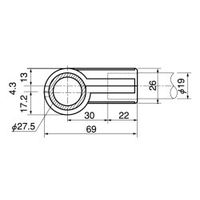 スペーシア ユニプラスリムジョイント VNJ-1W オフホワイト 1セット(20個)（直送品）