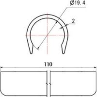 スペーシア シートおさえ VPJ-510N ナチユラル 1セット(50個)（直送品）
