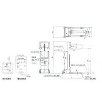 ハマコSS マスト式リフト 油圧・電動式 HFH-D400-9 1台（直送品）