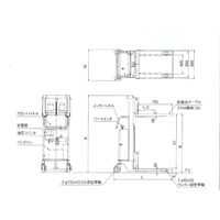 ハマコSS マスト式リフトテーブルタイプ 油圧・電動式 HFH-D400-15T 1台（直送品）