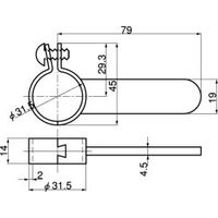 スペーシア 仕切金具 JB-307 1セット(10個)（直送品）