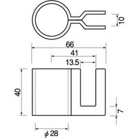 スペーシア かぎ金具B JB-102 1セット(10個)（直送品）