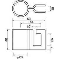 スペーシア かぎ金具A JB-101 1セット(10個)（直送品）
