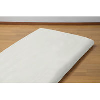 ファミリー・ライフ 綿100％敷布団用シーツ ワイド&ロング ダブル 幅1900×奥行2500mm ホワイト 04070 1セット(2枚入)（直送品）