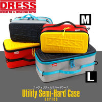 ライラクス DRESS ユーティリティセミハードケース レッド M 4249051 1個（直送品）