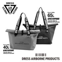 ライラクス DRESS 防水トートバッグ 40L ブラック 4249366 1個（直送品）