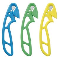 貝印カミソリ 750BH0855 フックナイフ イエロー (100本入) 1セット(100本)（直送品）