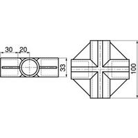 スペーシア プラスチックジョイント(中間用) PJ-200BG ダークグレー 1セット(15個)（直送品）