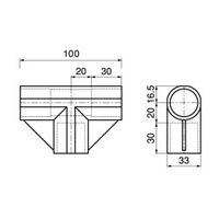スペーシア プラスチックジョイント(中間用) PJ-201AG ダークグレー 1セット(15個)（直送品）